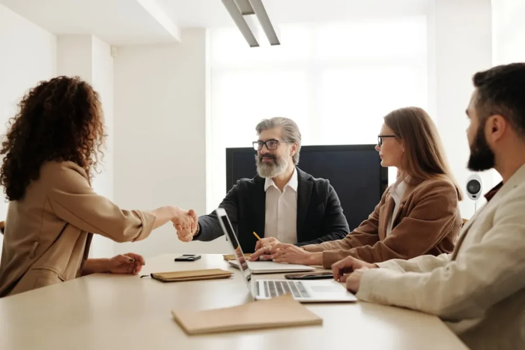 Pessoas em uma reunião
